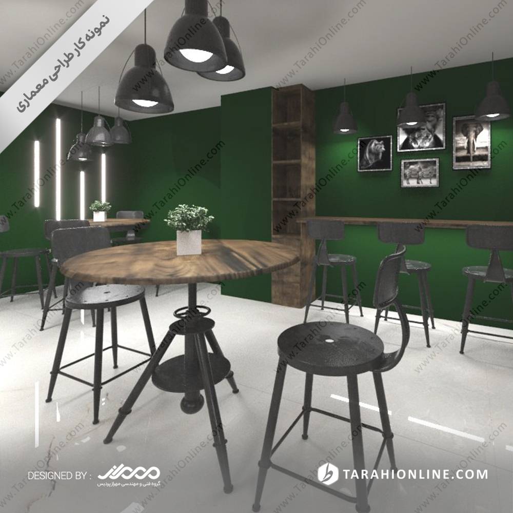 طراحی نما و داخلی کافی شاپ - تصویر 4